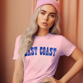 East Coast Faux Glitter Tシャツ