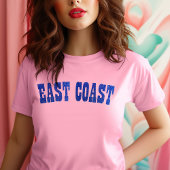 East Coast Faux Glitter Tシャツ