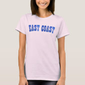 East Coast Faux Glitter Tシャツ (正面)