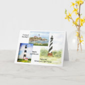 East Coast LightはMary Dunhamの水彩画を収めている カード (黄色い花)