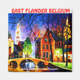 EAST FLANDER BELGIUM MAGNET BY Moji Okuule マグネット