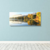 East Lake Reflection 23x10.75インチ キャンバスプリント (インサイチュ (ウッドフロア))