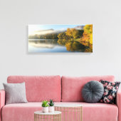 East Lake Reflection 23x10.75インチ キャンバスプリント (インサイチュ (リビング))