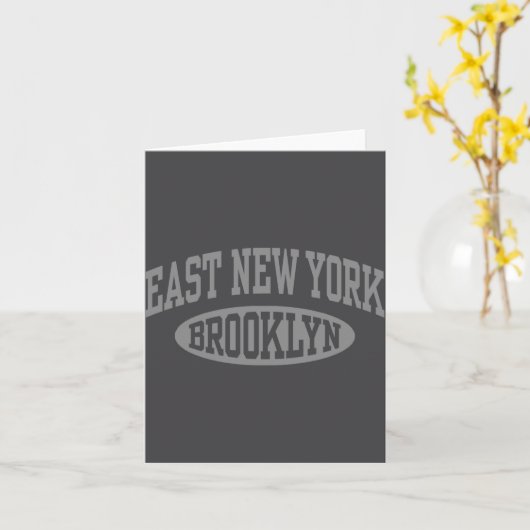 East New York Brooklyn  カード (黄色い花)