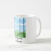 East Riding of Yorkshire旅行ポスター コーヒーマグカップ (正面右)