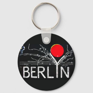 East Side Gallery、ベルリンの壁、バーベットワイヤー/レッドスー キーホルダー