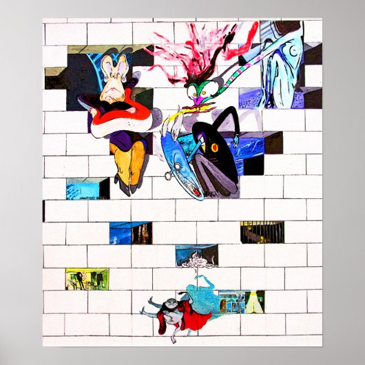 East Side Gallery, Berlin Wall, Brick Art(1) ポスター (正面)