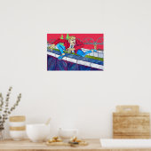 East Side Gallery, Berlin Wall, Escape Climb ポスター (キッチン)