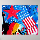 East Side Gallery, Berlin Wall, Flags ポスター (正面)