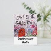 East Side Gallery, Berlin Wall, Graffiti ポストカード (スタンド正面)