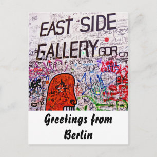 East Side Gallery, Berlin Wall, Graffiti ポストカード