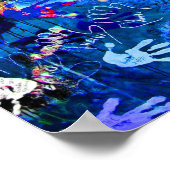 East Side Gallery, Berlin Wall, Hands (1) ポスター (角)