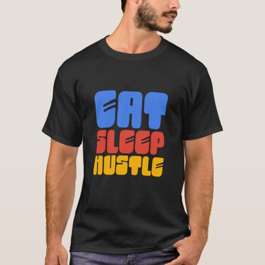 East Sleep Hustle Variant Tシャツ (正面)