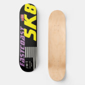 EASTCOAST SK8 8 1/2" スケートボードデッキ (正面)