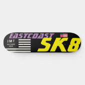 EASTCOAST SK8 8 1/2" スケートボードデッキ (横)