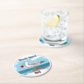 "EastCoasters" RIレッド紙コースターセット ラウンドペーパーコースター (インサイチュ)