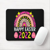 Easter 2022 rainbow cute happy easter 2022 women マウスパッド (マウス)
