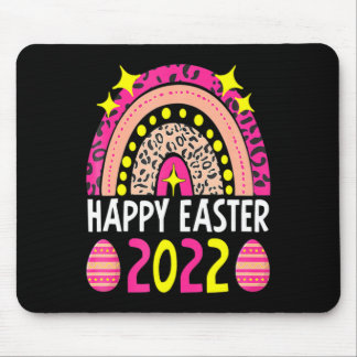 Easter 2022 rainbow cute happy easter 2022 women  マウスパッド