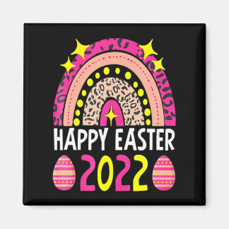Easter 2022 rainbow cute happy easter 2022 women  マグネット