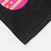 Easter 2022 rainbow cute happy easter 2022 women m フリースブランケット (角)