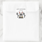Easter 67 Six Seven Fun Cool Boys School Class スクエアシール (バッグ)