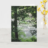 Easter, A Time of Renewal, Folded Greeting Card カード (黄色い花)