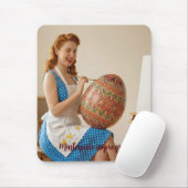 Easter Art Studio Vintage Retro Mousepad マウスパッド (マウス)