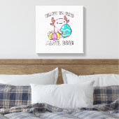 Easter Axolotl Ready To Find Alotl Eggs Hunt Boys  キャンバスプリント (インサイチュ (寝室))