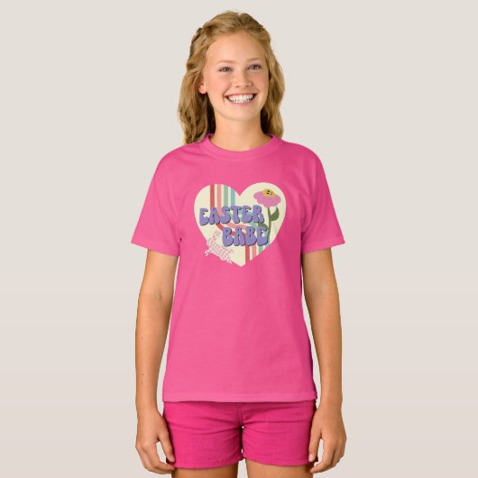 Easter Babe Happy Easter Tシャツ (正面フル)