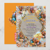 Easter Baby Celebration 招待状 (正面/裏面)