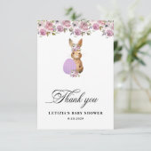 Easter Baby Shower サンキューカード (スタンド正面)