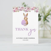 Easter Baby Shower サンキューカード (スタンド正面)