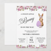 Easter Baby Shower 招待状 (正面/裏面)