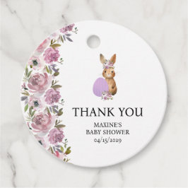 Easter Baby Shower Favor Tags フェイバータグ