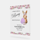 Easter Baby Shower Welcome アクリルサイン (傾斜)