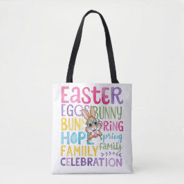 Easter Bag Craft, Easter bunny bag ideas トートバッグ
