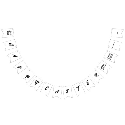 Easter banner バンティングフラッグ (全)