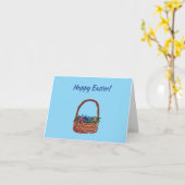 Easter Basket Card カード (黄色い花)