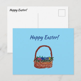 Easter Basket Postcard ポストカード