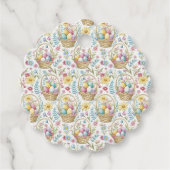 Easter Basket & Spring Floral Pattern フェイバータグ (正面)