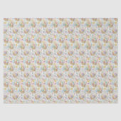 Easter Basket & Spring Floral Pattern 薄葉紙 (正面)