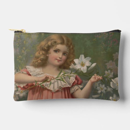 Easter Beauties, Vintage Illustration, 1898 アクセサリーポーチ (正面)