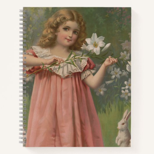 Easter Beauties, Vintage Illustration, 1898 ノートブック (正面)