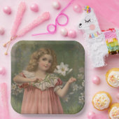 Easter Beauties, Vintage Illustration, 1898 ペーパープレート (パーティー)