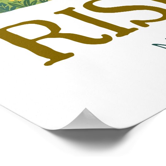 Easter Bible Verse Kids Christian Scripture ポスター (角)