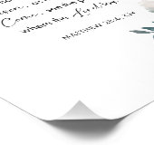 Easter Bible Verse Wall Art Matthew 28:6 Floral フォトプリント (角)