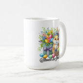 Easter Blessings- Blessed & Grateful Coffee Mug コーヒーマグカップ (正面右)