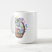 Easter Blessings-Hoppy Easter Coffee Mug コーヒーマグカップ (正面左)