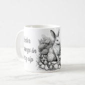 Easter blessings in every sip コーヒーマグカップ (正面左)