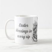 Easter blessings in every sip コーヒーマグカップ (左)
